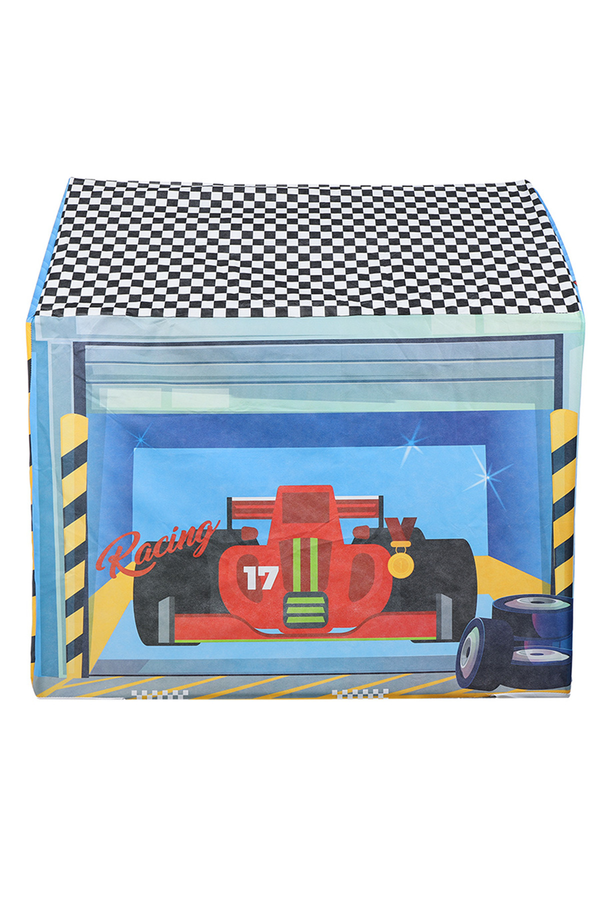 Molie Mavi Yarış Arabalı Erkek Çocuk Oyun Evi Katlanabilir ve Eğlenceli Oyun Çadırı fotoğrafı 5 (önizleme)