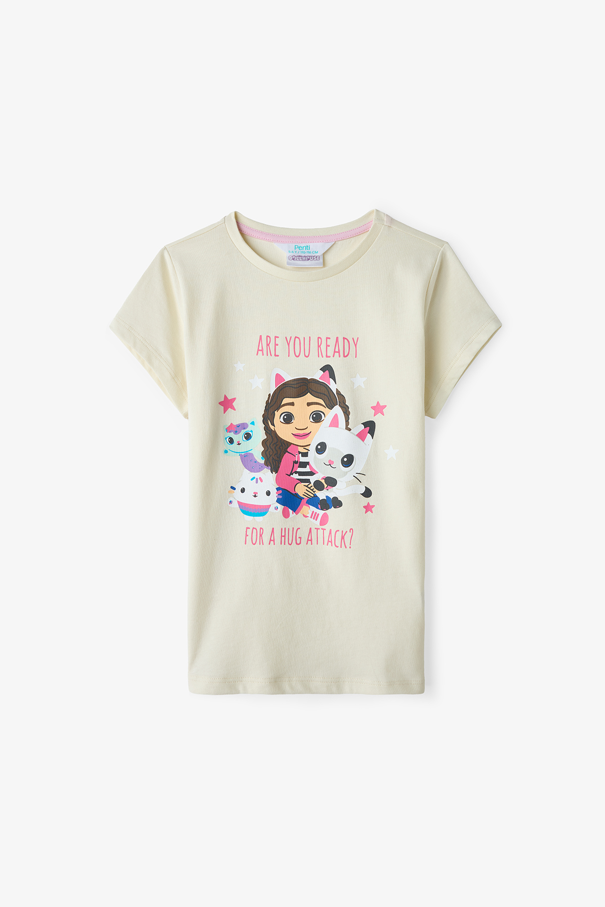 Penti Ekru Kız Çocuk Gabby’s Dollhouse Pamuklu Pijama Takımı fotoğrafı 5 (önizleme)