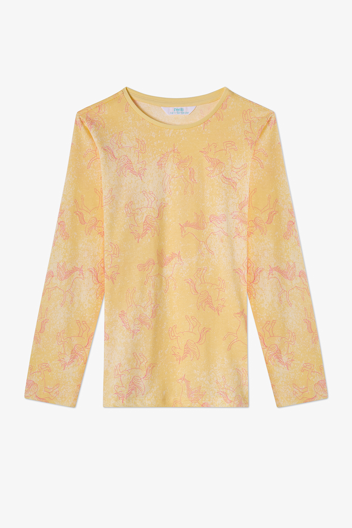 Penti Pembe Kız Çocuk Flying Uzun Kollu Pamuklu 2'li Pijama Takımı fotoğrafı 4 (önizleme)