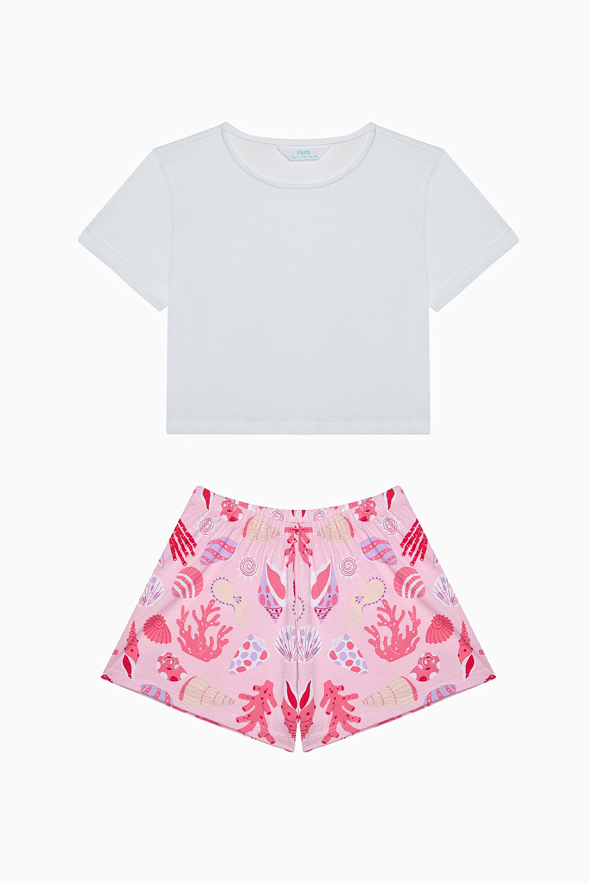 Penti Kız Çocuk Pinkish Pamuklu Pijama Takımı fotoğrafı 2 (önizleme)