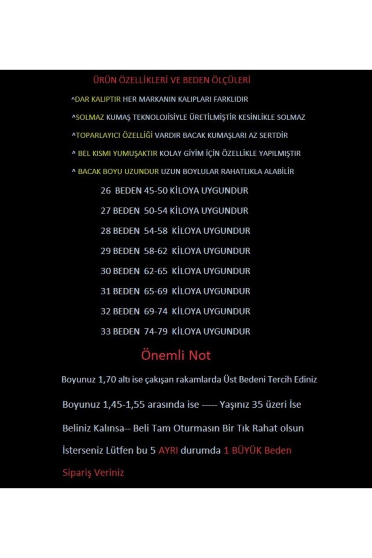 polle  Simsiyah E.x.t.r.a Black Skinny Jeans Kot Solmaz Toparlayıcı Okul Pantolonu - Görsel 4