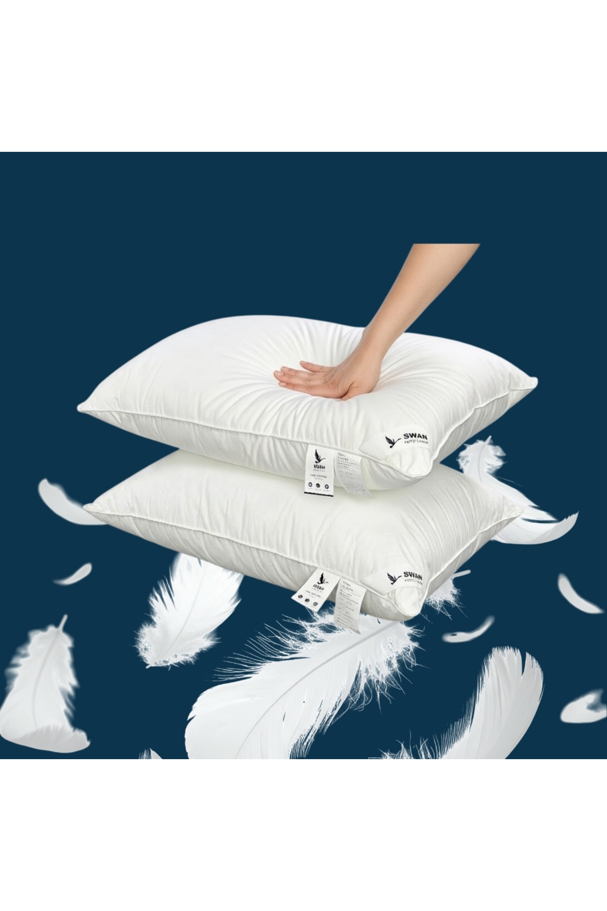 Noble hotel pillow from Oasis of Cotton