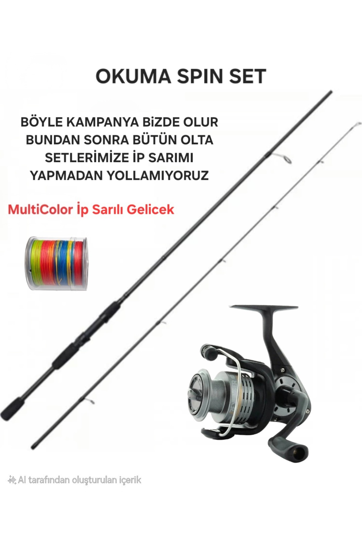 Carbon コロガシ 鮎 II POWER MODEL 720 XPW Okuma Wave Power 2,74 Cm 7-30 gr 2 Parça Spin Kamışı+Revenger 40