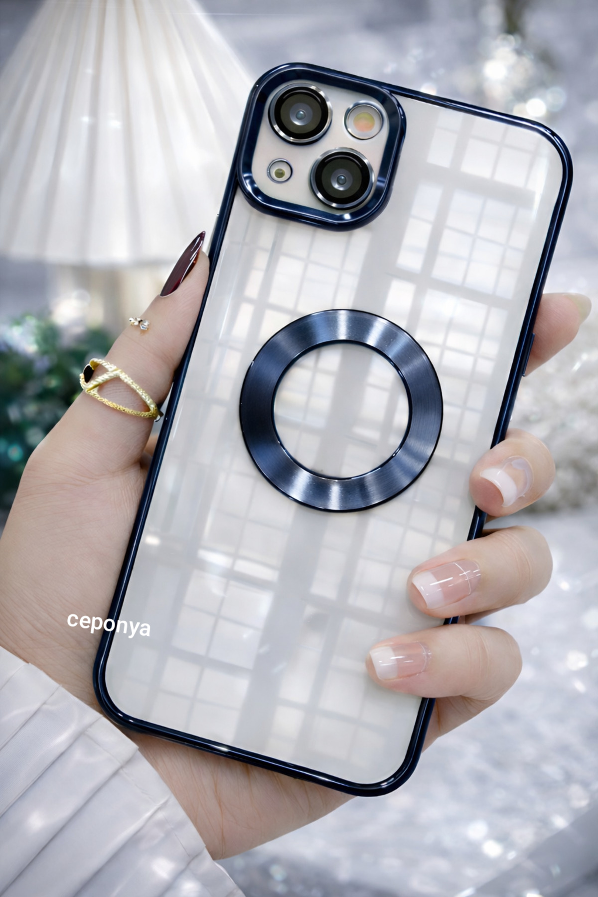 Iphone 14 Case Compatible Corners Colorful Transparent Camera Protected Silicone Luxury Cover