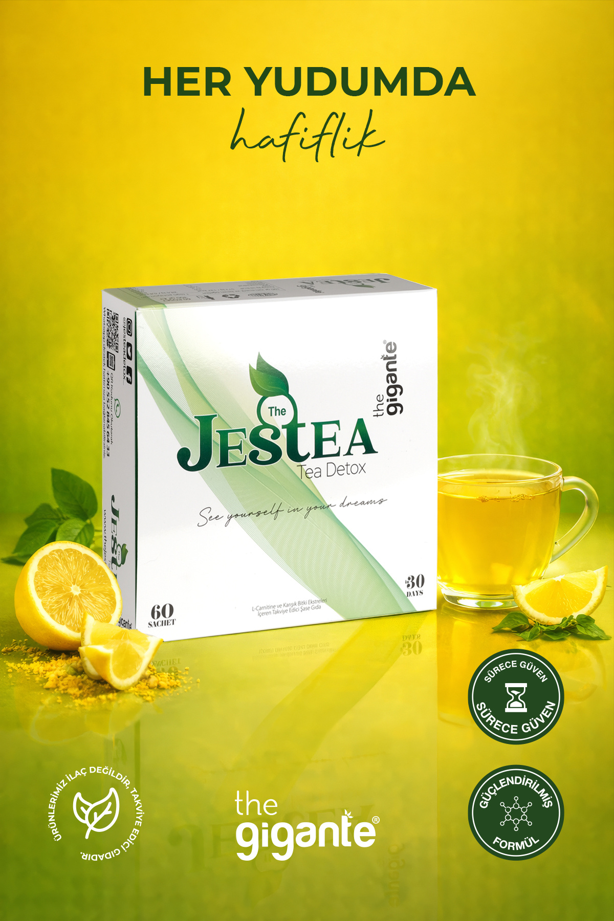 Jestea Bitkisel Içerikli Detox L-carnitine Içeren Form Çay