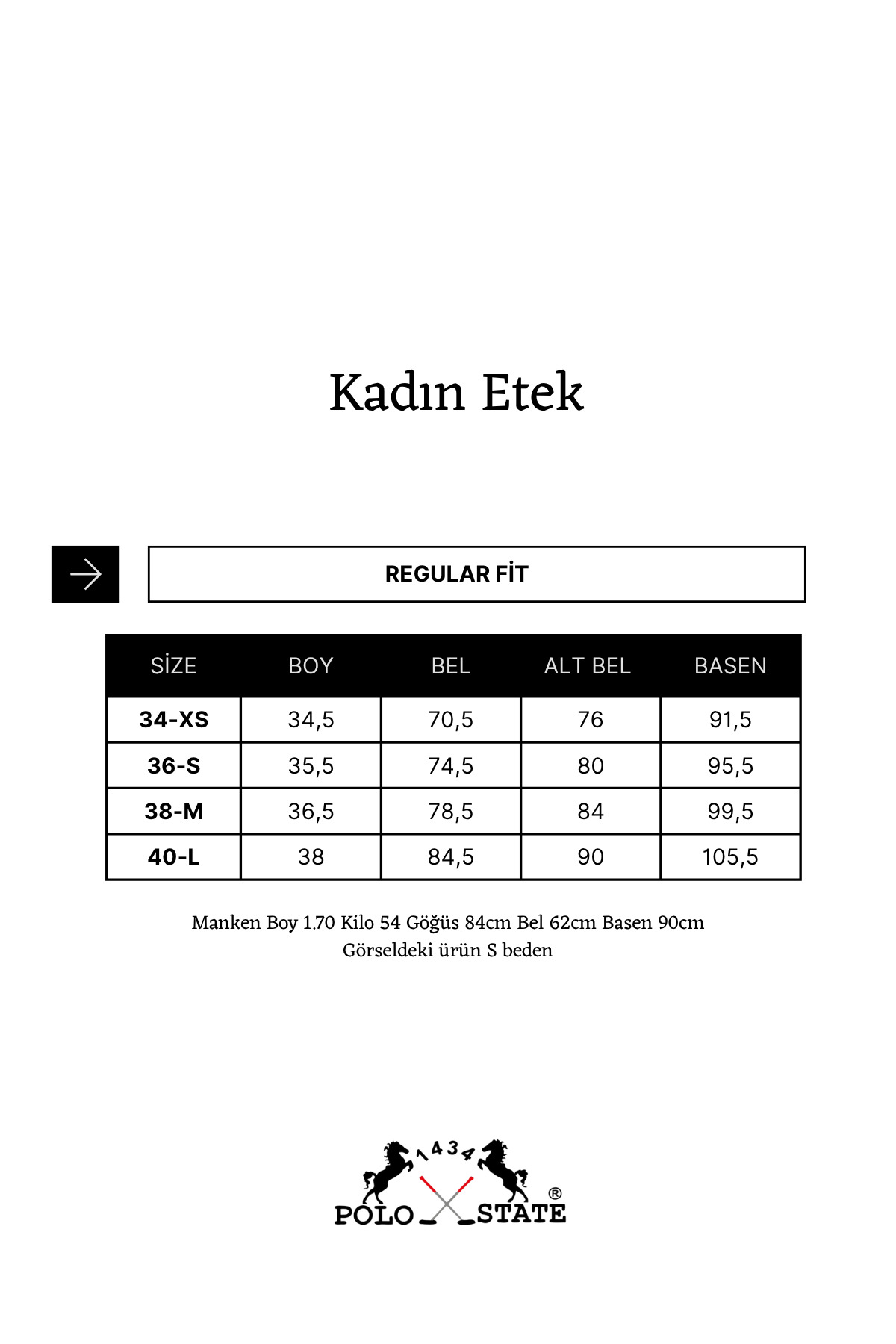 1434 Polo State  Kadın Yüksek Bel Mini Denim Etek Açık Mavi - Görsel 7