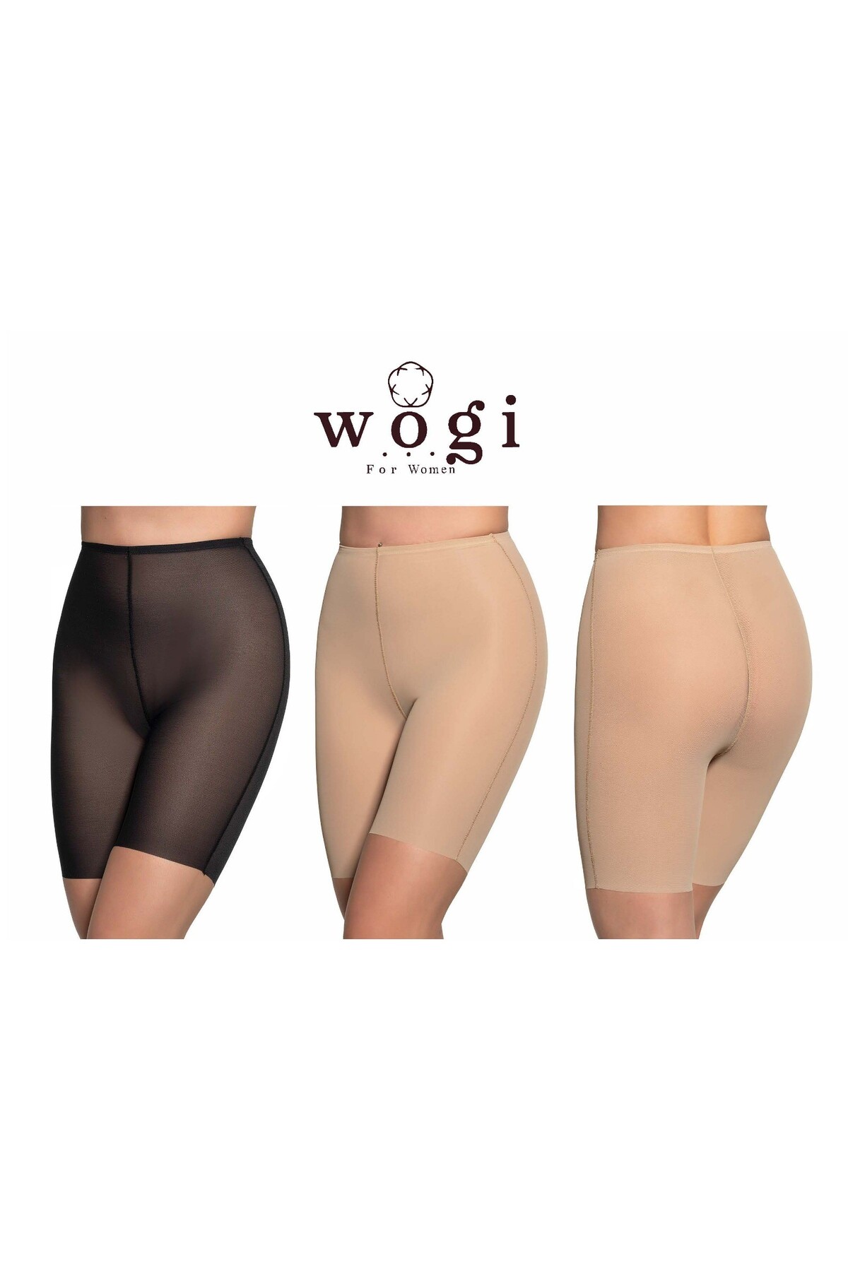 Wogi Wo&gi Wg-207 Ince Tül Mükemmel Toparlayıcı Silikonlu Yüksek Bel Paçalı Korse görsel 4