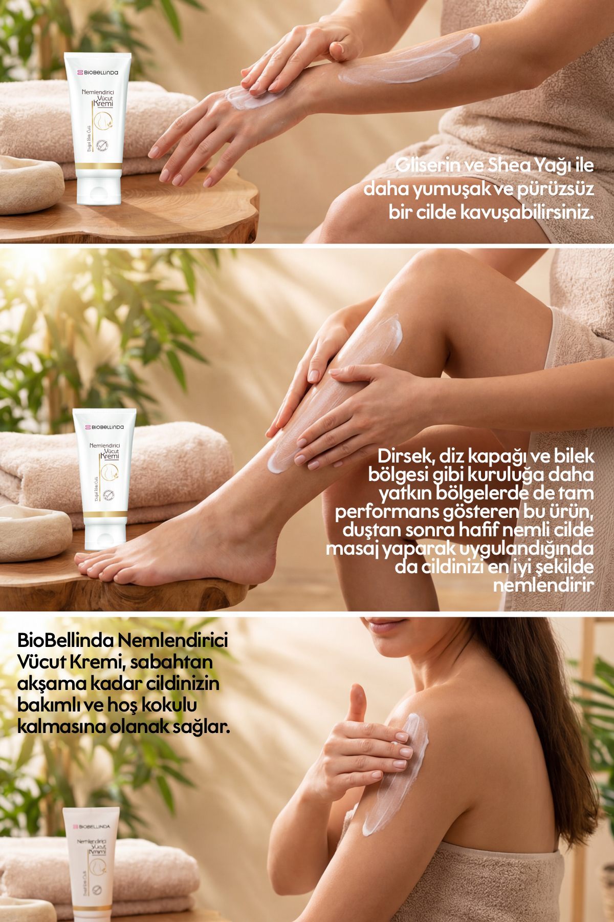 Doğal Besleyici Nemlendirici Vücut Kremi 200 ml — BIONEMKRM — تصویر 4 از 7