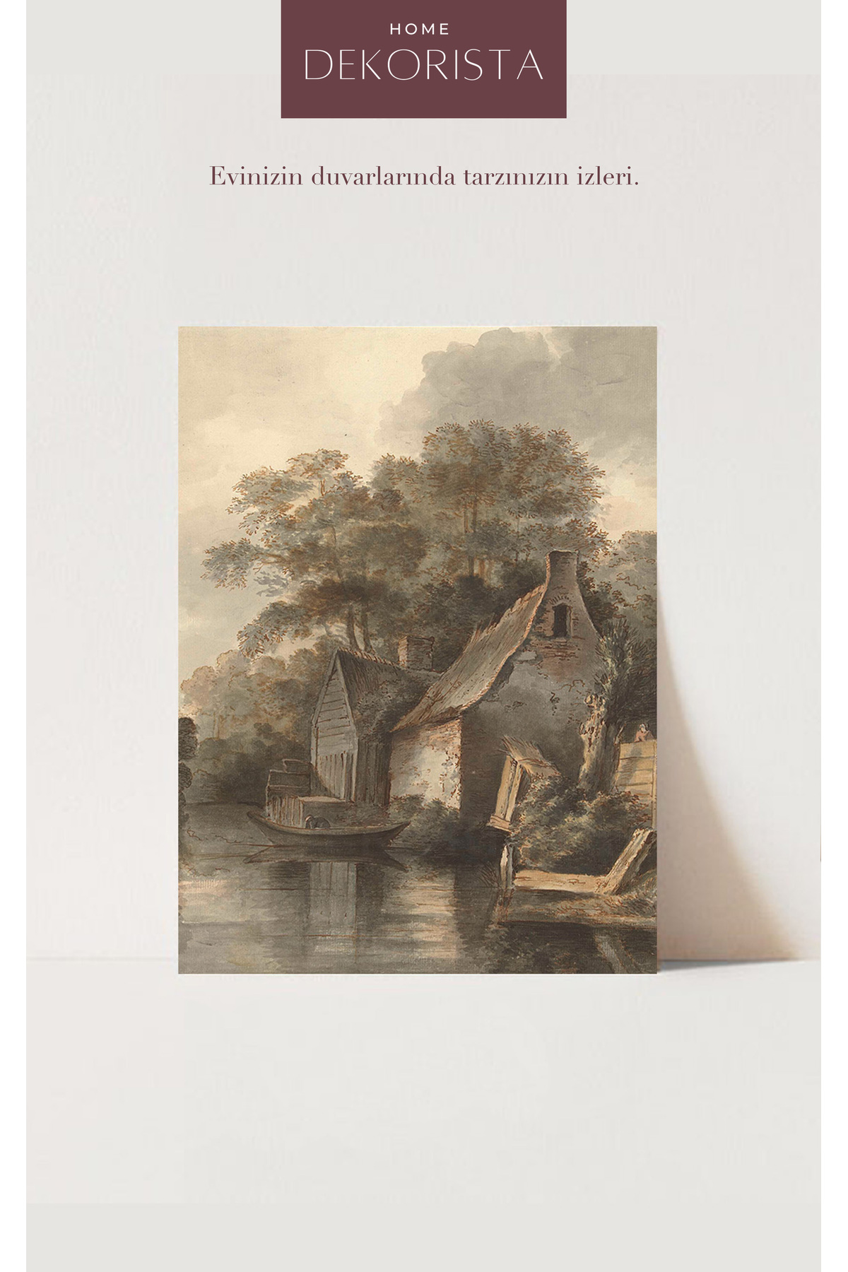 Vintage Landscape Poster, Gallery Wall, Art Print, DEKORISTA HOME, LND23