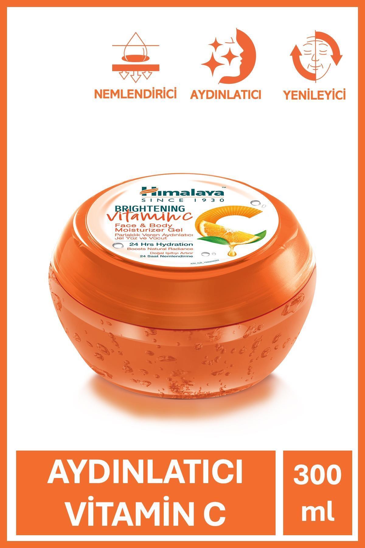 Himalaya Since 1930 Aydınlatıcı C Vitamini Yüz ve Vücut Nemlendirici Jel 300 ml | Nemlendirici ve Işıltı Artırıcı — 6291107226996