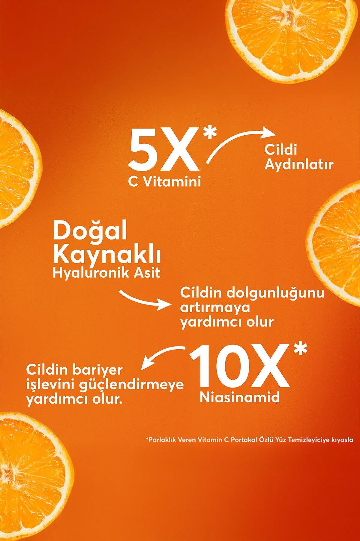 Aydınlatıcı C Vitamini Yüz ve Vücut Nemlendirici Jel 300 ml | Nemlendirici ve Işıltı Artırıcı — 6291107226996 — تصویر 5 از 7