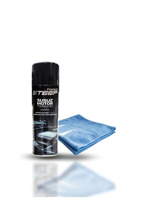 STEEP Susuz Motor Temizleyici & Parlatıcı Sprey 500 Ml Mikrofiber Bez 40X40