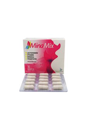 minamix Lactoferrin Probiyotik Çinko Vitamin B12 Folik Asit İçeren Bağışıklık...