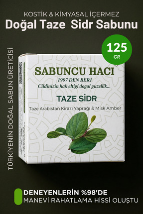 Sabuncu Hacı Es-sidre Orijinal Sidr Sidir Sabunu Doğal Bitksel Manevi Terapi ...