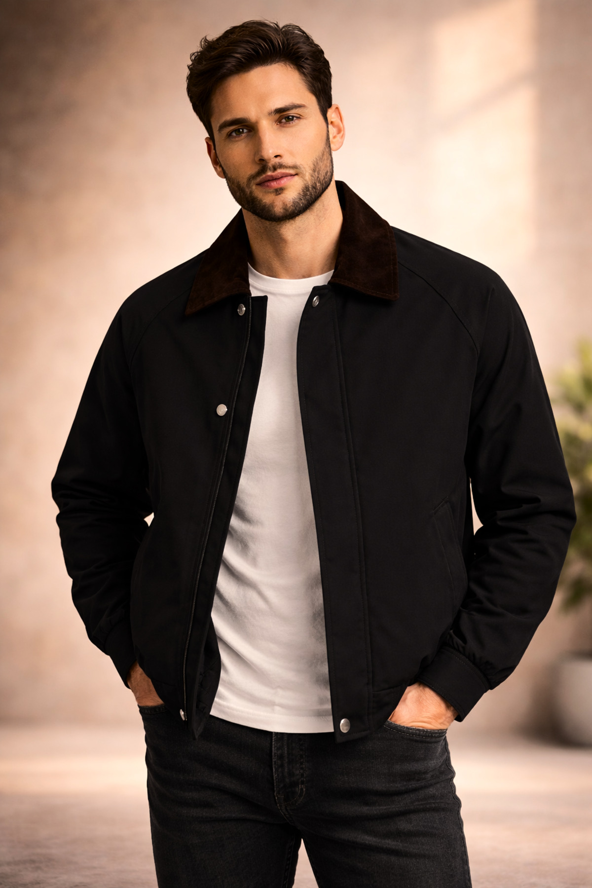 Erkek Mevsimlik mont ve Erkek ceket Oversize mont — مشکی 888oversize