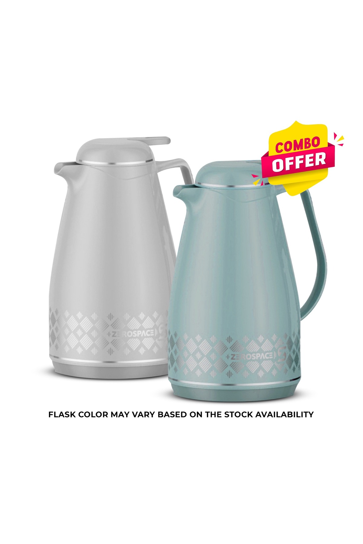 Zen Store طقم ترمس حراري مكون من قطعتين - سعة 1 لتر