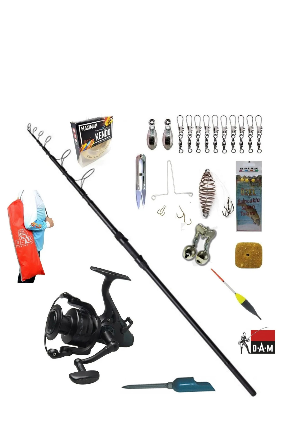DAM XT1 Tele 360cm 3.00lbs Quick Runshift 6000 FS Profesyonel