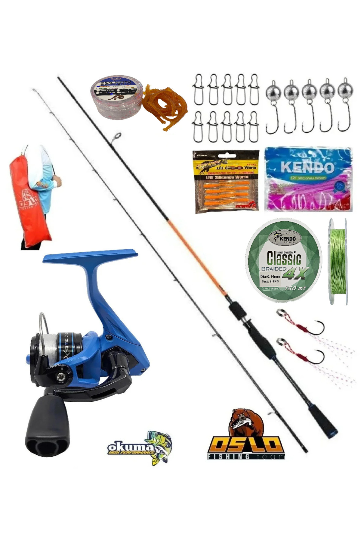 Okuma X-Otic XT-20NO Oslo Action Game 210cm 1-8gr Lrf Olta Takımı