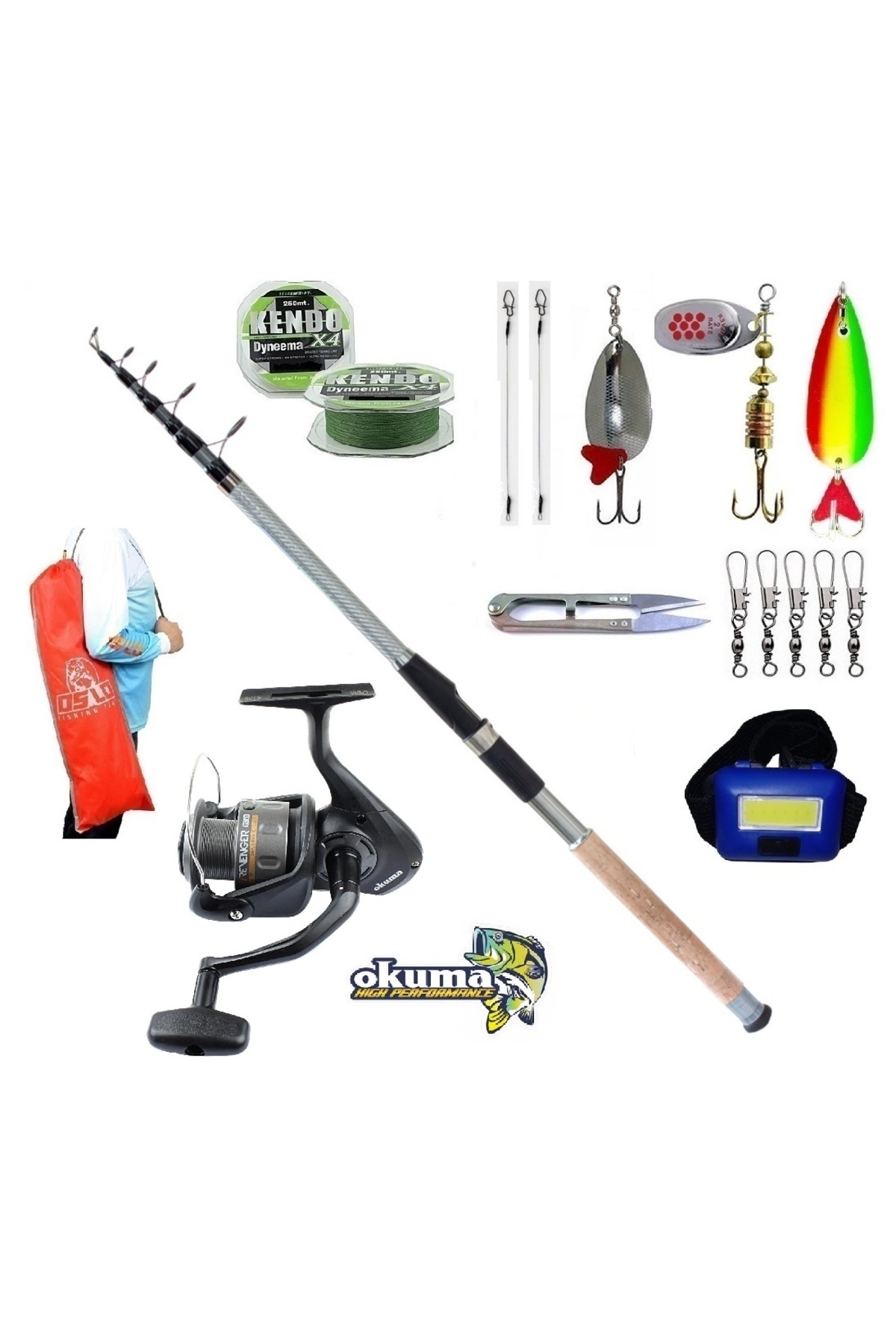 Okuma Revenger Rv-40 Remixon Carbo-X 300cm 60-120gr Turna Tele