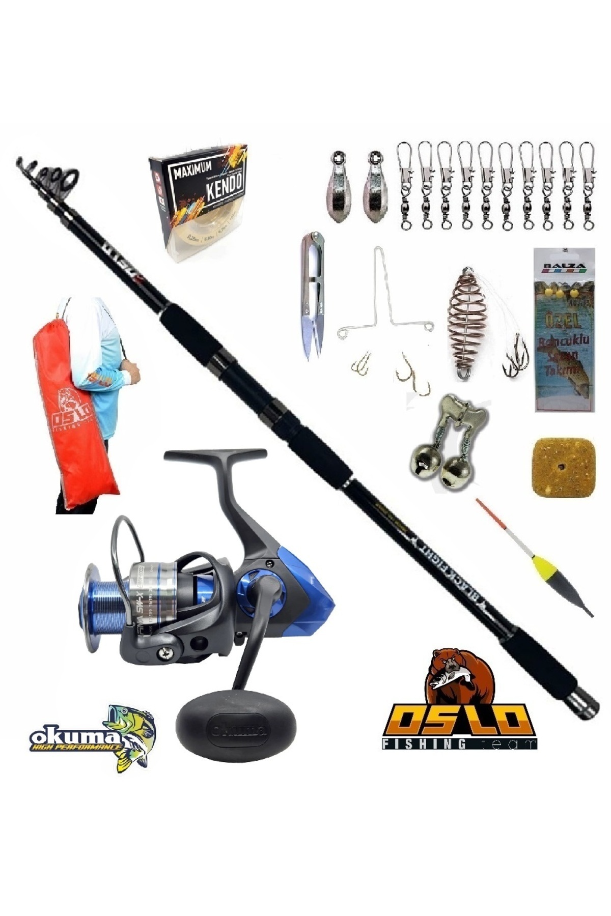 Okuma Safina SW-X SNW-6000A Oslo Black Fight 360cm 100-200gr Surf