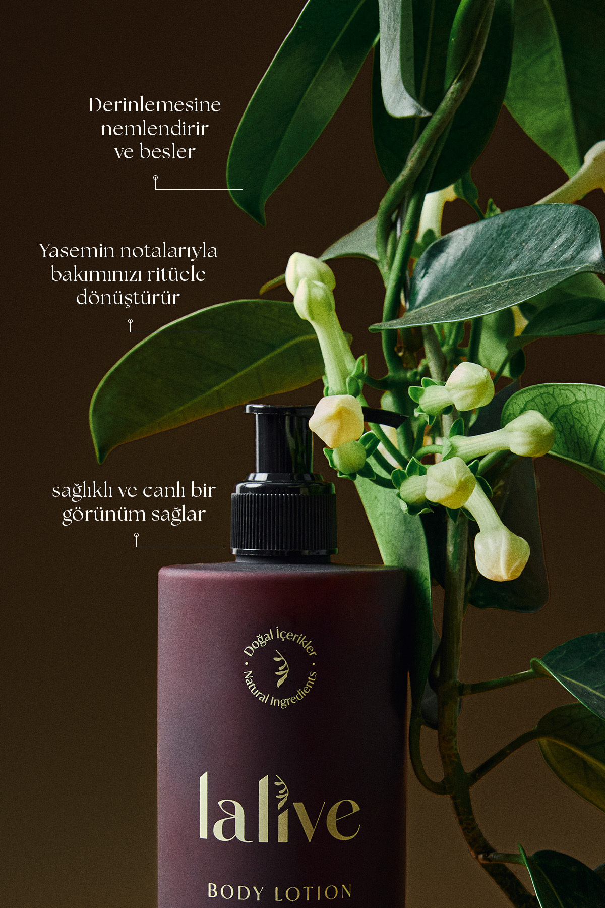 Doğal Vücut Losyonu – Yasemin Çiçeği Yağı — 153.99.10.009 — تصویر 2 از 3
