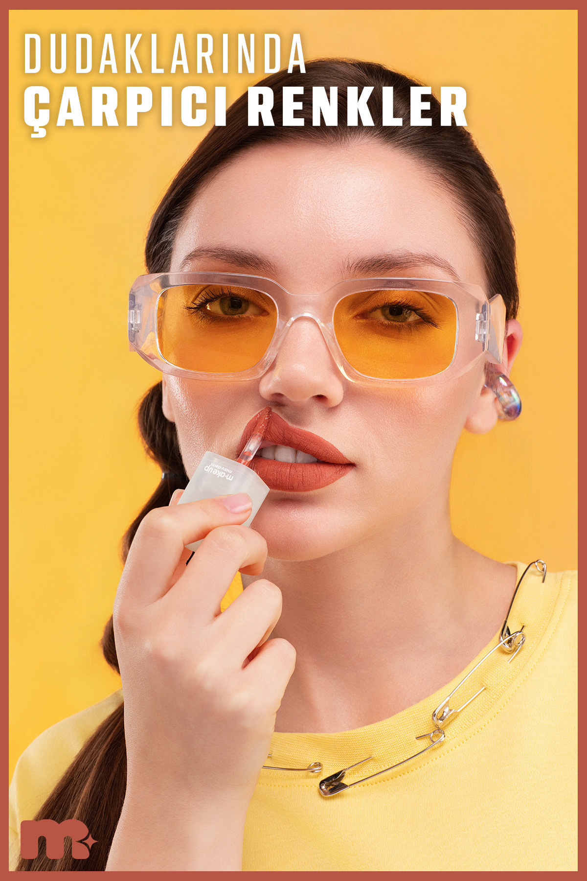 رژ لب مایع مات مخملی مارودرم - Liquid Matte Rouge Bricks — قهوه‌ای MatteRouge — تصویر 3 از 5