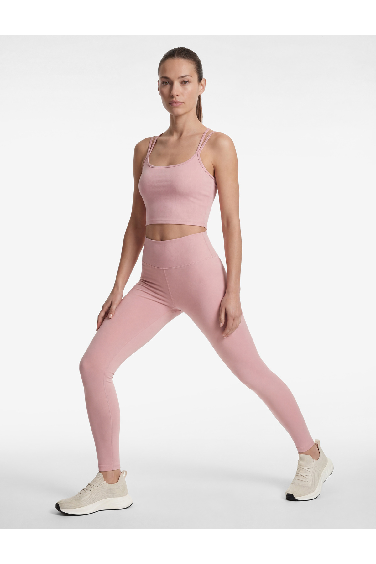 Koton Çapraz Sırt Askılı Kolsuz Slim Fit Sporcu Sütyeni