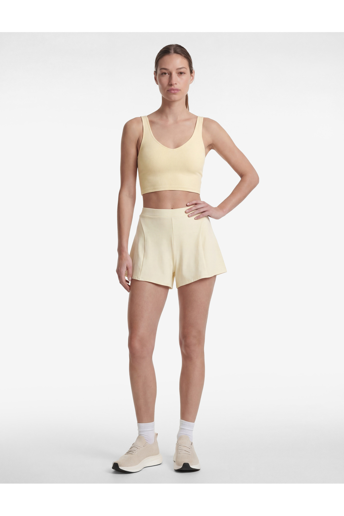 Koton Kolsuz V Yaka Slim Fit Sporcu Sütyeni