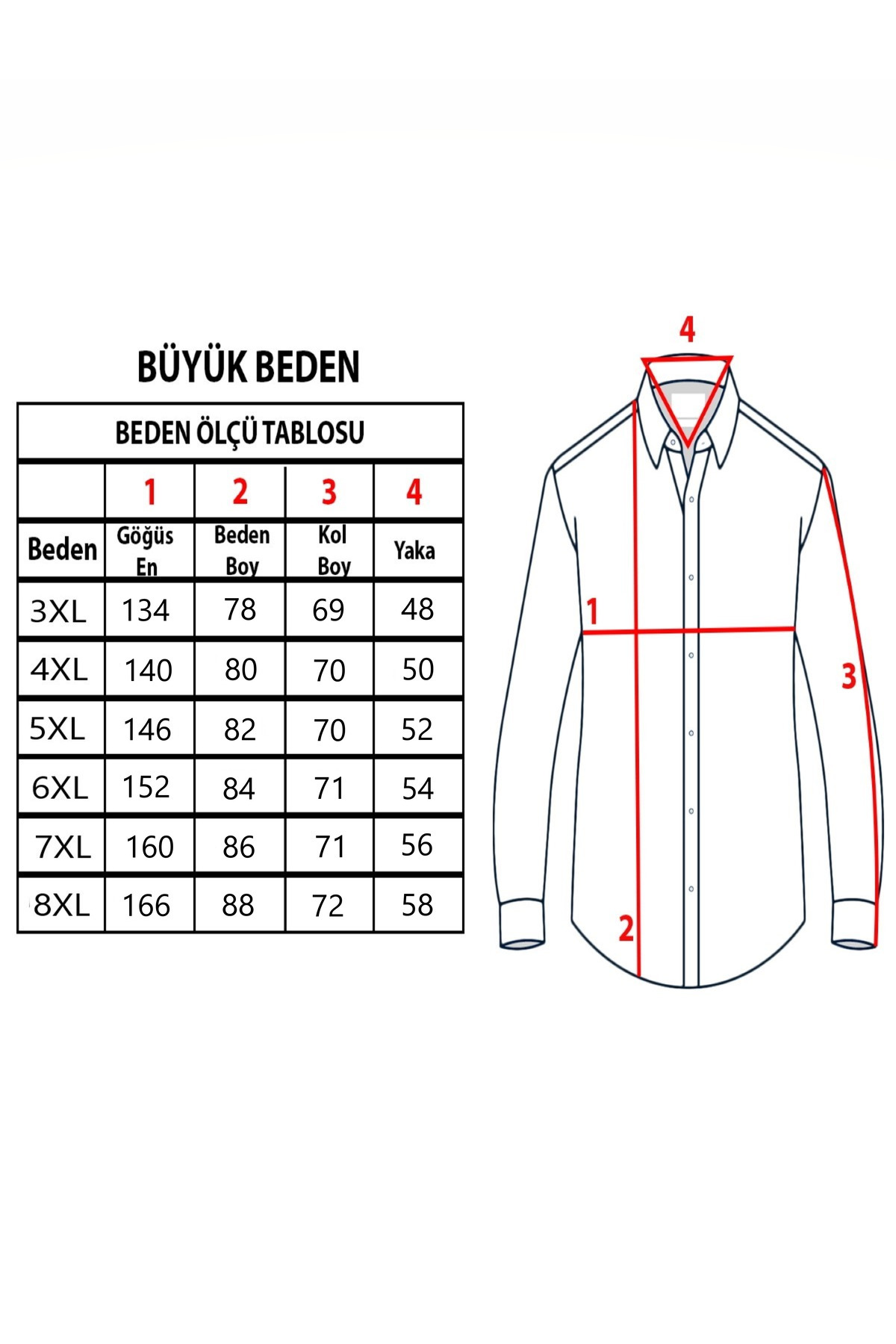 TOUSUS Büyük Beden Keten Efektli Mavi Kot Erkek Gömlek BTL-3027-TSS görsel 4