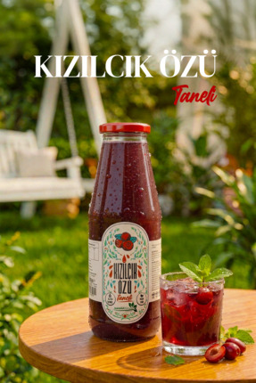Karadut Dünyası Taneli Kızılcık Özü 950 gr