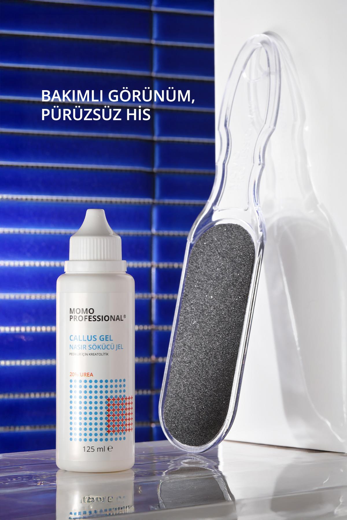 Pedikür İçin 2'li Avantajlı Set, Nasır Sökücü Jel 125 ml ve Ayak Topuk Törpüsü 100/180 Grit — Bundle7 — تصویر 3 از 4