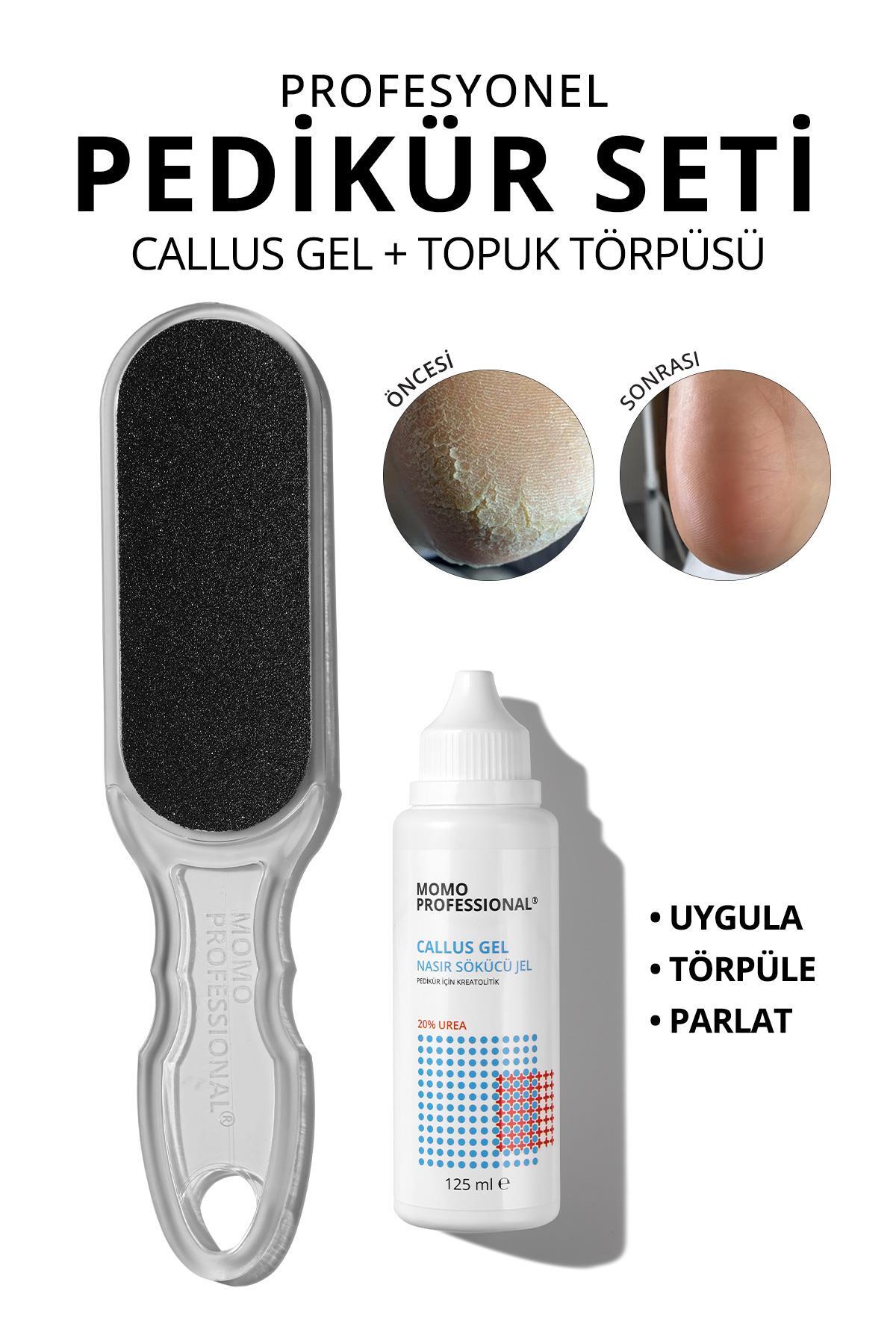 Pedikür İçin 2'li Avantajlı Set, Nasır Sökücü Jel 125 ml ve Ayak Topuk Törpüsü 100/180 Grit — Bundle7