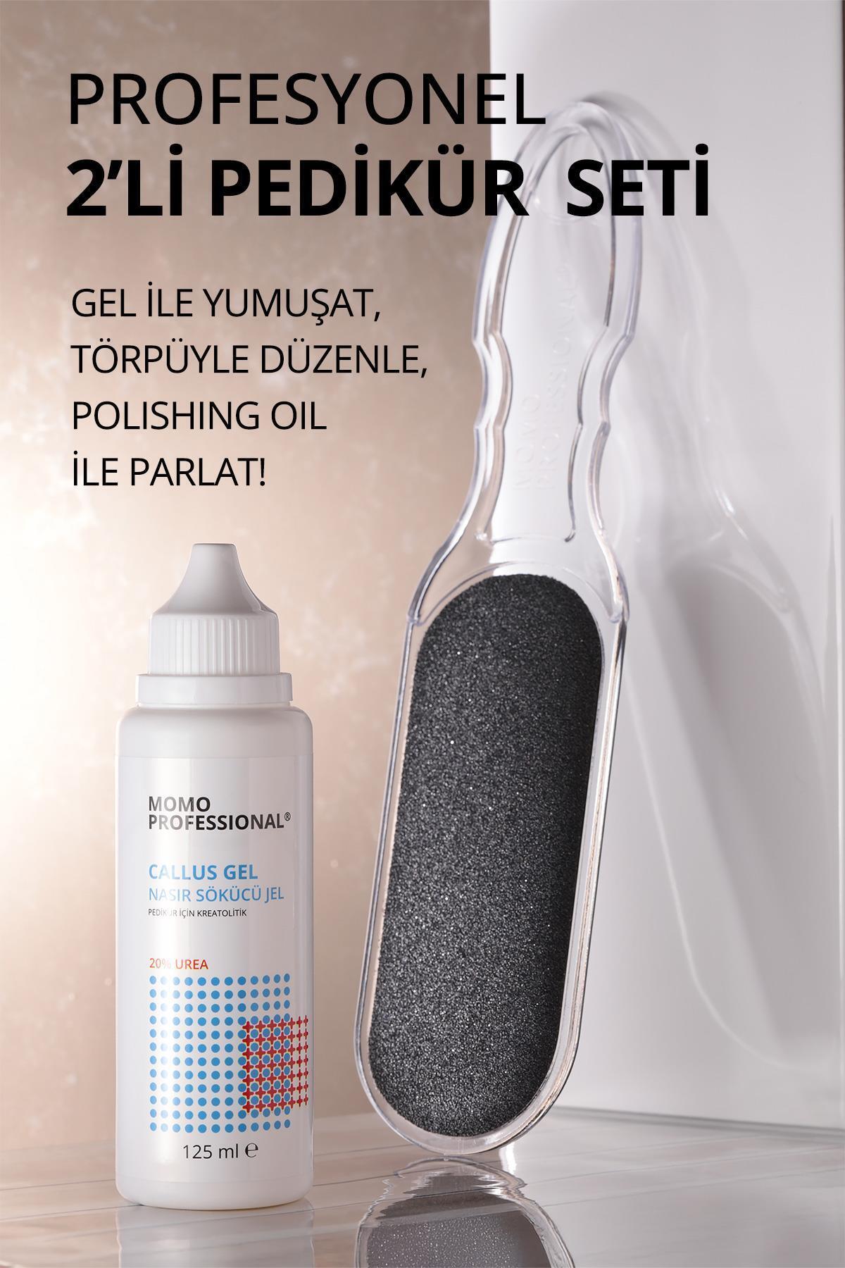 Pedikür İçin 2'li Avantajlı Set, Nasır Sökücü Jel 125 ml ve Ayak Topuk Törpüsü 100/180 Grit — Bundle7 — تصویر 2 از 4