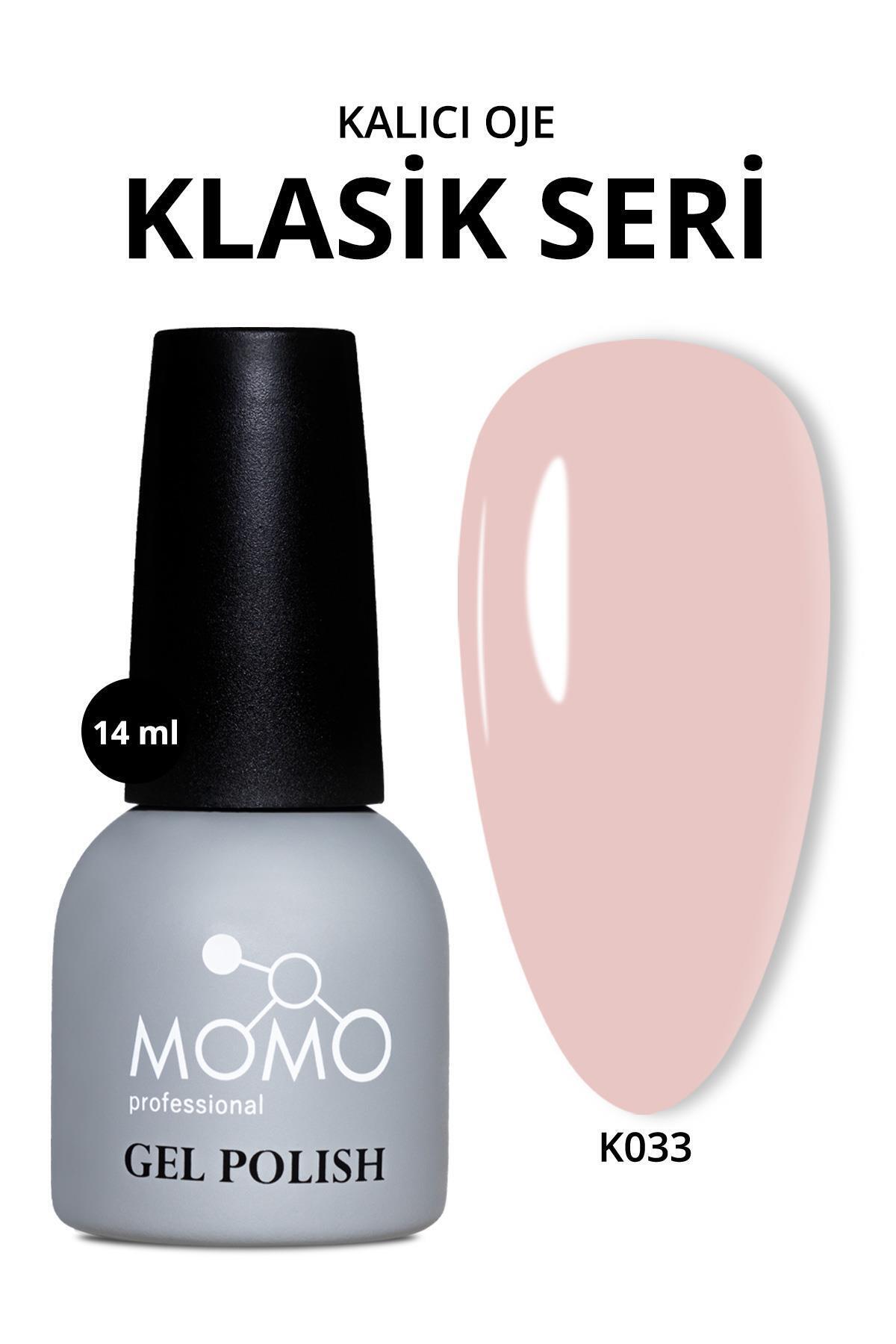 MOMO professional Kalıcı Oje K033, Pembe Bej, 14 ml — صورتی 8860101A01S03K086