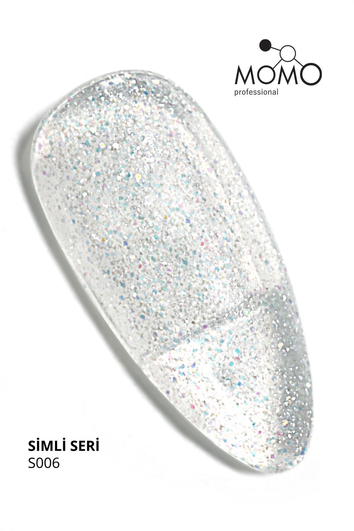 Kalıcı Oje S006, Renkli Simli Şeffaf, 4 ml — رنگارنگ 8860101A01S01S016 — تصویر 2 از 4