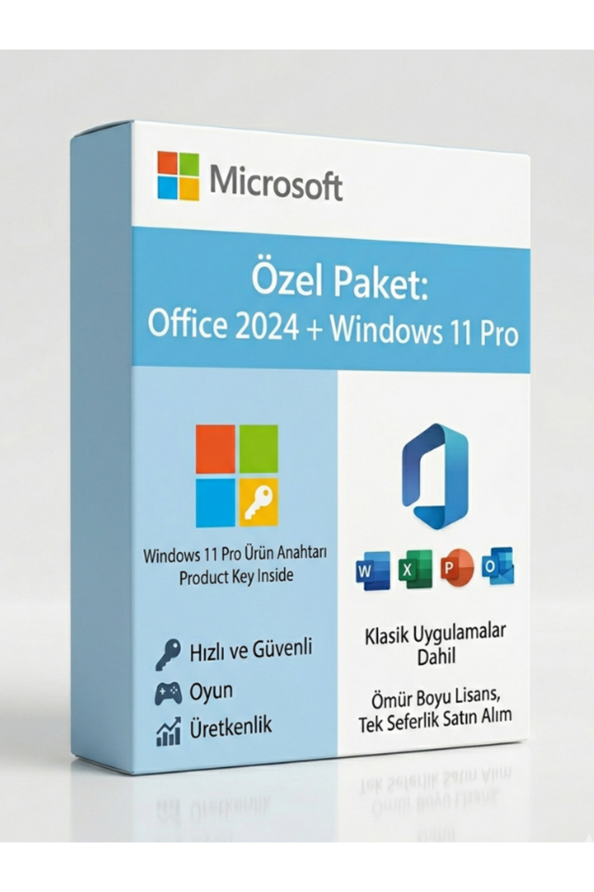 Microsoft Windows 11 Pro + Office 2024 Pro Plus Dijital Lisans