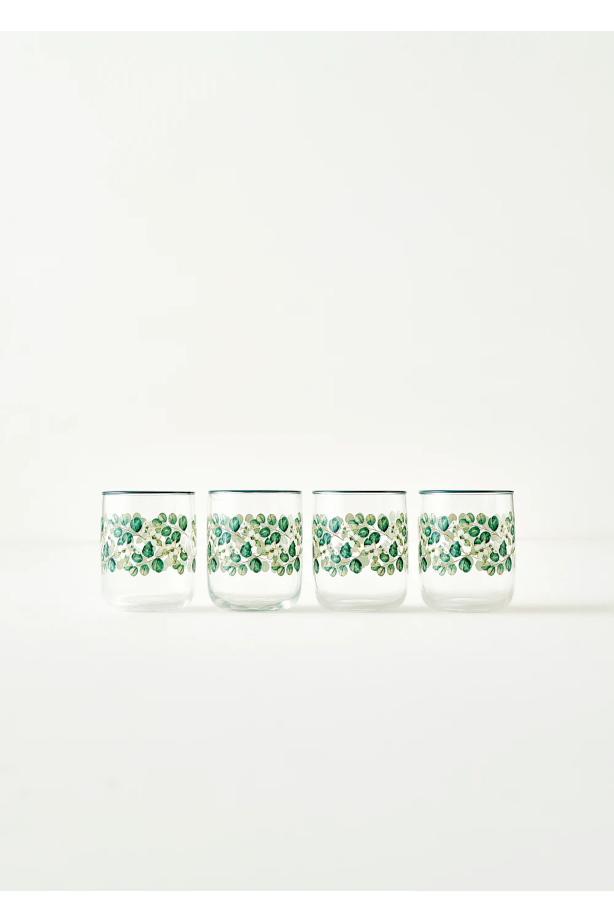 Ocaliptus Soft Drink Glass 4-Piece Green (280 ml)