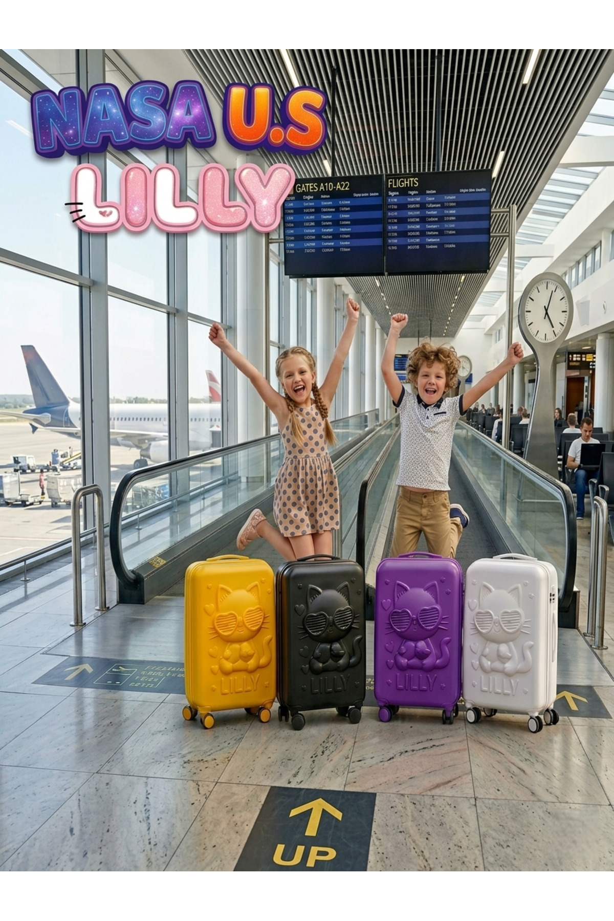 NASA U S ÇOCUK VALİZİ LILLY KEDİ PEMBE - Fiyatı, Yorumları