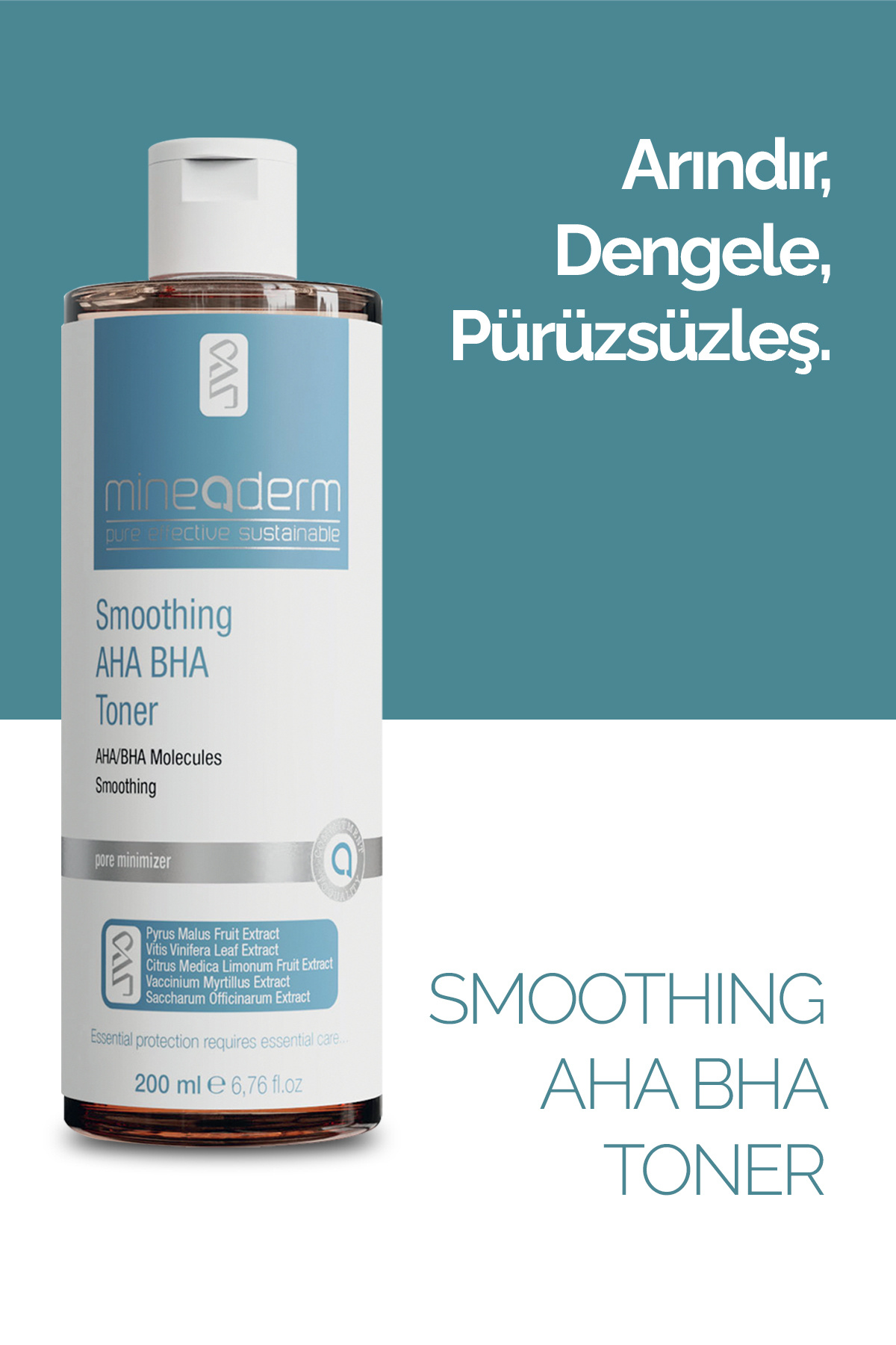 Smoothing Aha Bha Toner / Pürüzsüzleştirici Aha Bha Tonik — Tüm cilt tipleri — تصویر 4 از 7