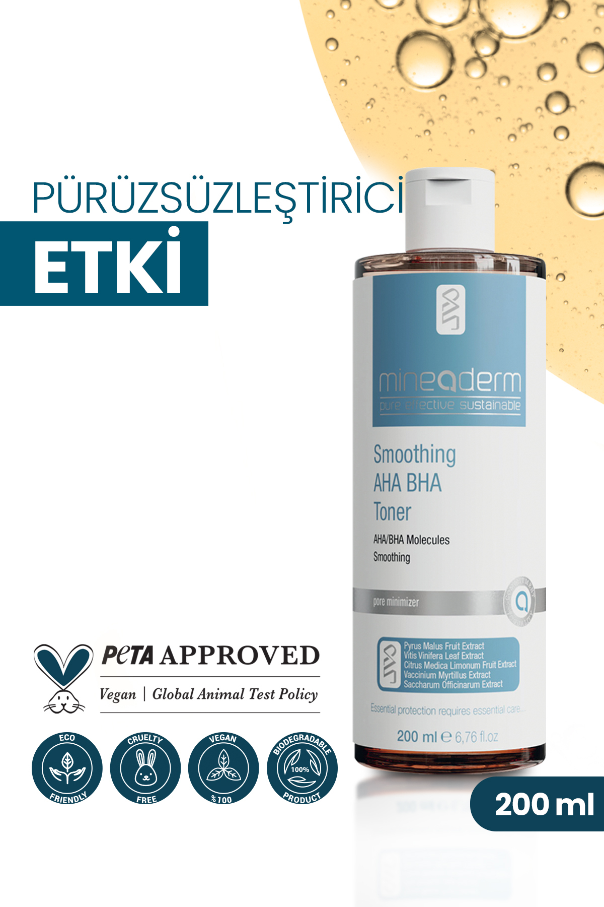 Smoothing Aha Bha Toner / Pürüzsüzleştirici Aha Bha Tonik — Tüm cilt tipleri — تصویر 7 از 7