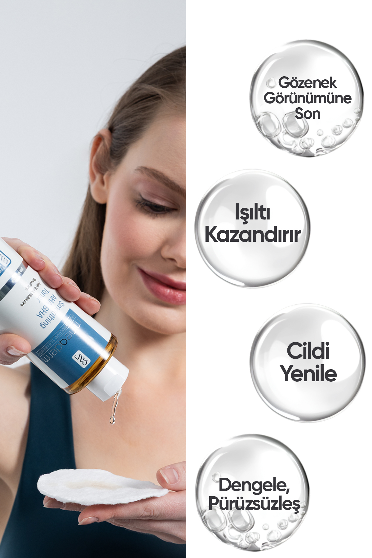 Smoothing Aha Bha Toner / Pürüzsüzleştirici Aha Bha Tonik — Tüm cilt tipleri — تصویر 6 از 7