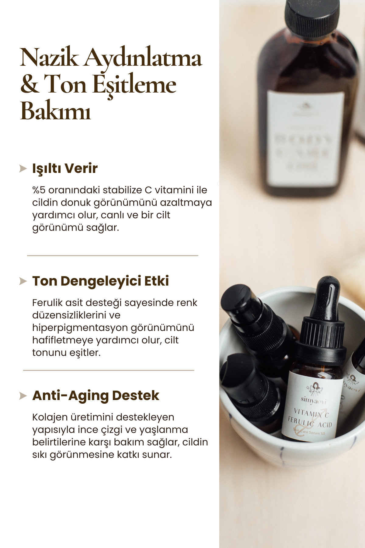 Vitamin C Ferulic Acid Cilt Bakım Serumu (%5) — 8681925062803 — تصویر 2 از 3