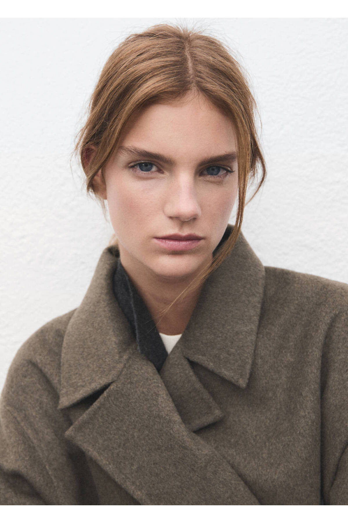 MANGO  El yapımı oversize yün palto - Görsel 7