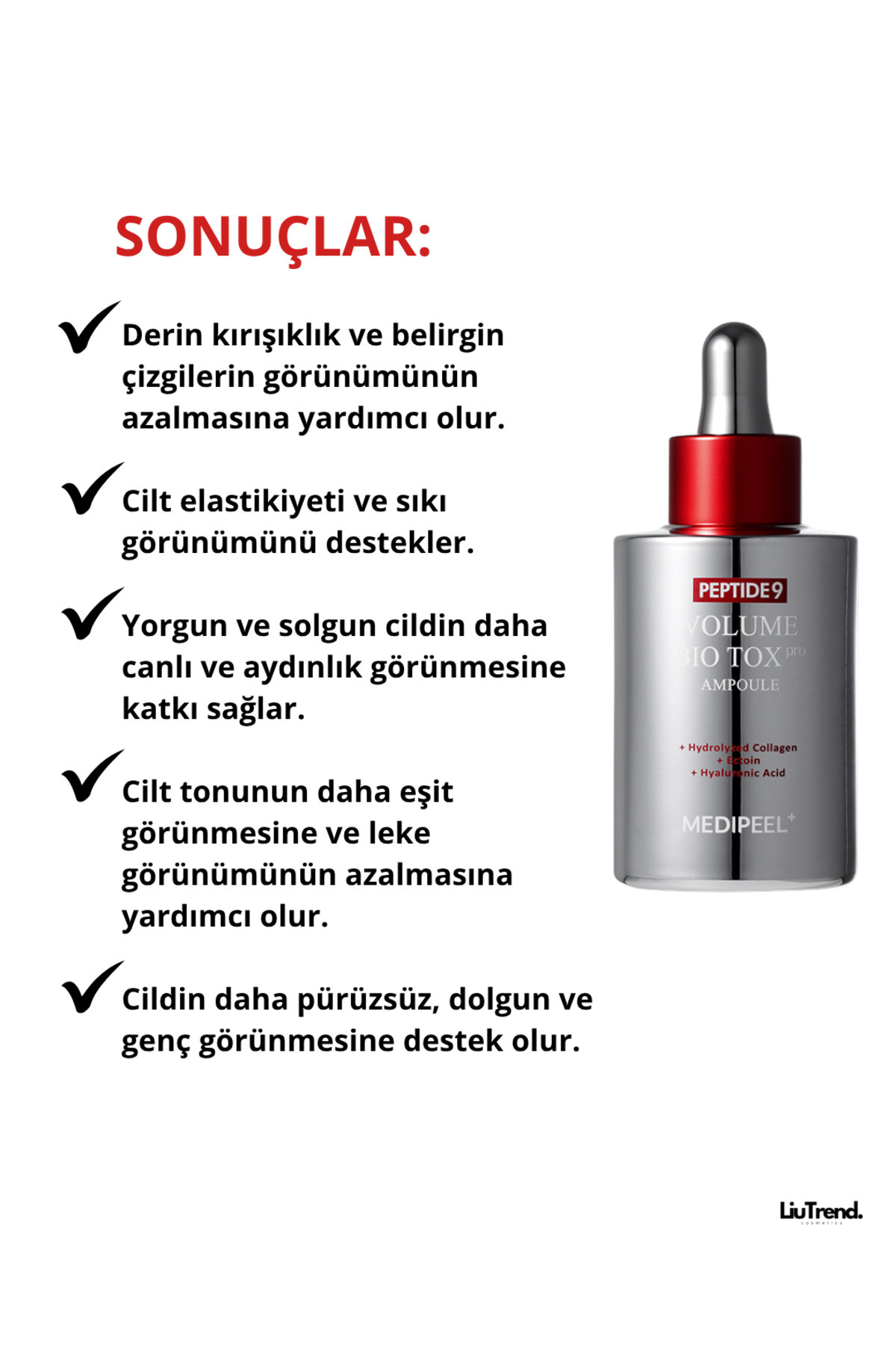 Peptide 9 Volume Bio Tox Ampoule Pro 100 ml Volufiline ve Peptit İçeren Cilt Bakım Ampulü M0067 — Mdp2024VBAP — تصویر 4 از 8