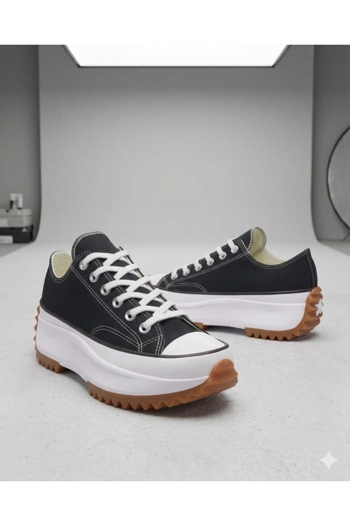 Genel Markalar Siyah - Wanderson Run Star Unisex Canvas Sneaker Ayakkabı