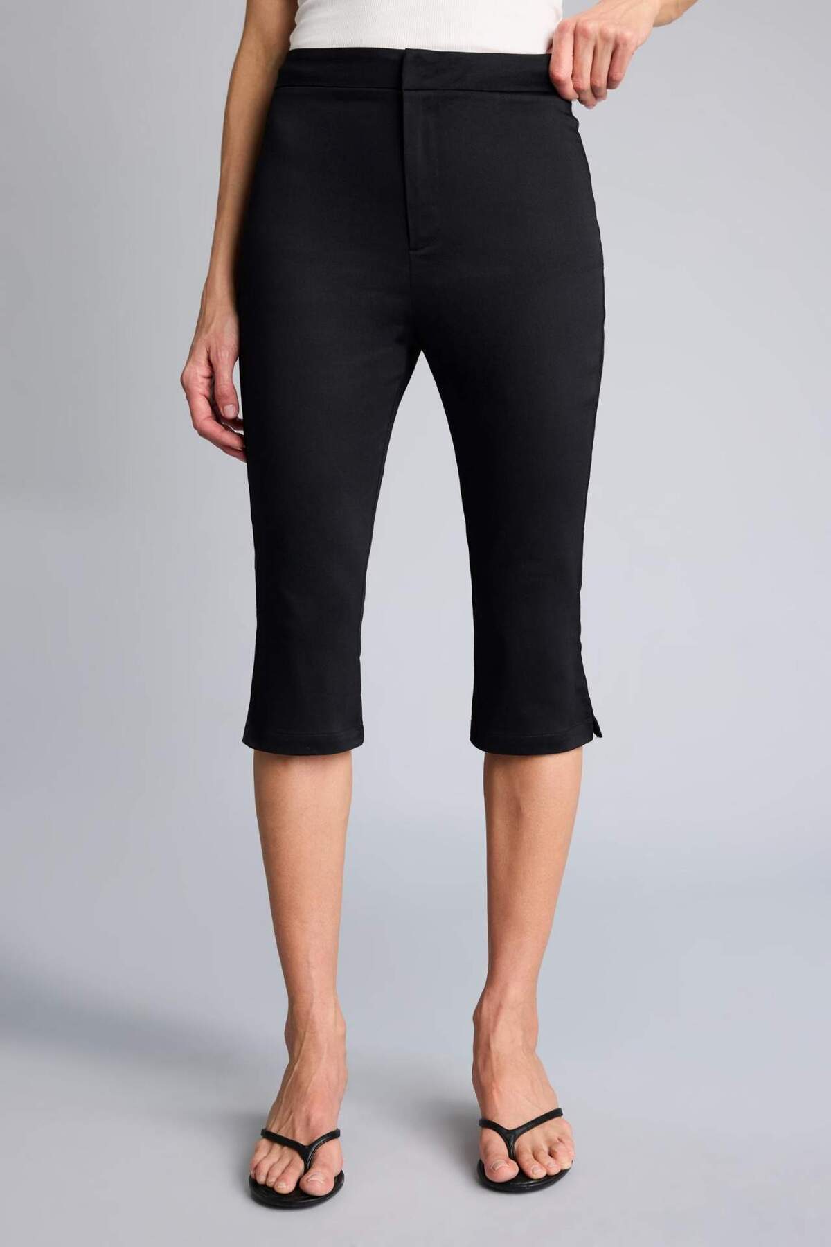 Defacto  Afra x Normal Bel Düz Paça Saten Kapri H1723AX26SM - Görsel 4