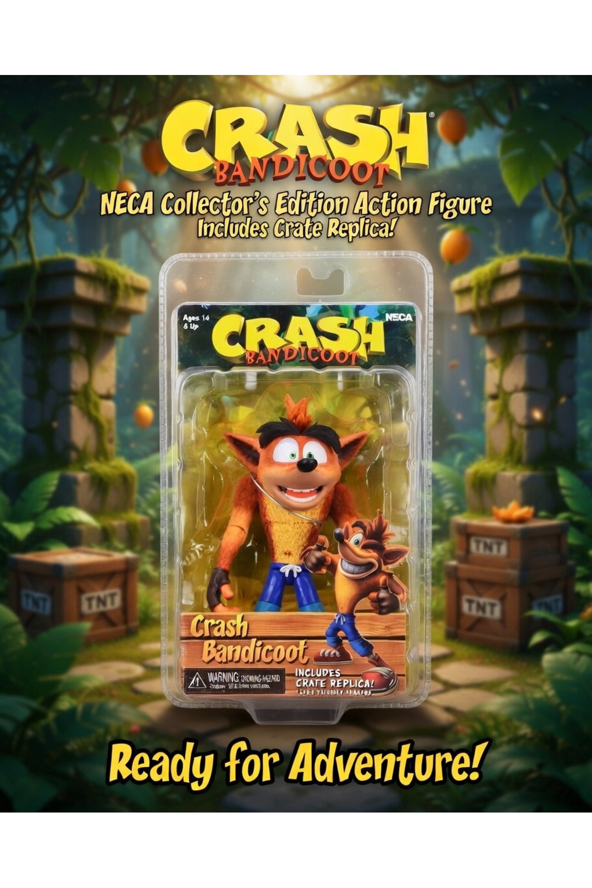 Natavanbutık 🌀🔥 ÇILGIN CRASH BANDICOOT AKSİYON FİGÜRÜ