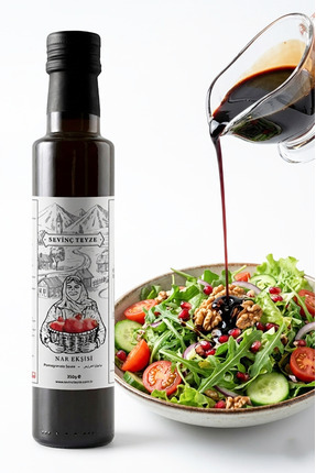 Organik Teyze Sevinç Teyze Nar Ekşisi %100 Nar Pomegranate Syrup 350g