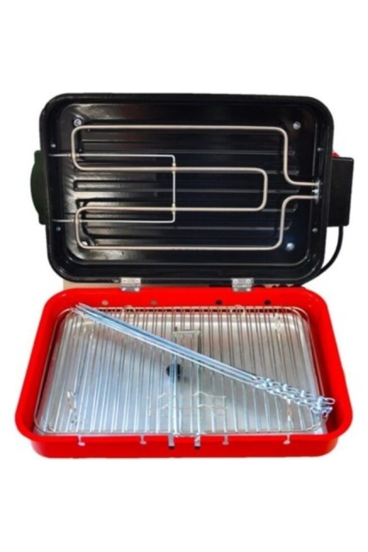 Uğur Krom Rezistanslı Elektirikli Izgara Barbekü Dumansız-kokusuz-extra Lezzet-1400 Watt