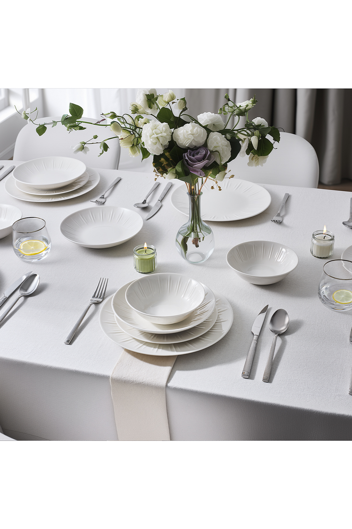 Allen 24-Piece Dinnerware Set for 6